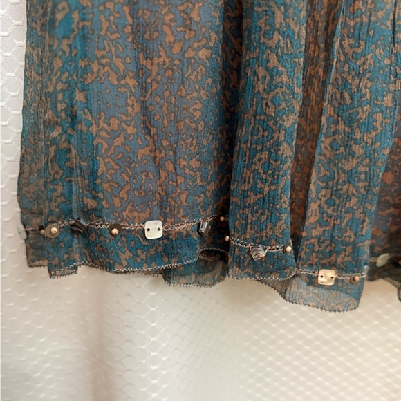 Elie Tahari earth tones skirt - Picture 2 of 9